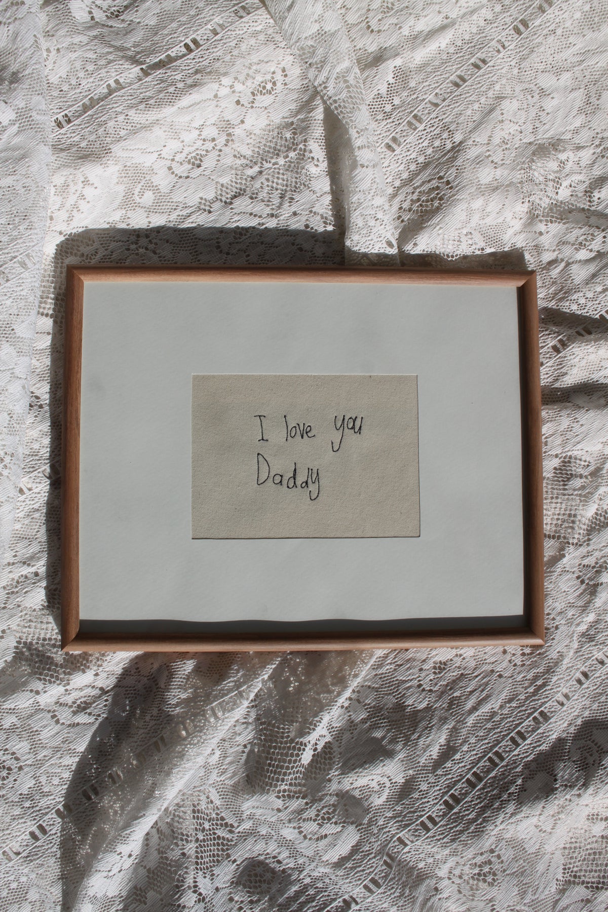 Custom Embroidered Keepsake